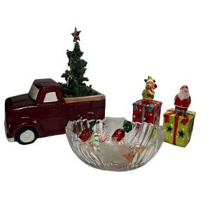 VTG Mikasa Crystal‎ Oval Frosted Leaf Dish